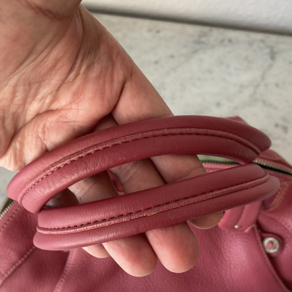 Cole Haan Pink Leather Shoulder Bag - Picture 10 of 13